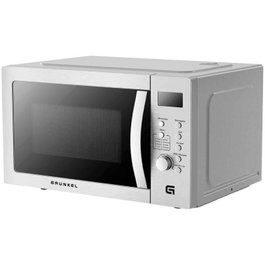 Grunkel Microondas MW-28AIRFRYER 4 en 1 con Grill, Convección y Air Fryer, 28L, Plateado
